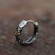 Wish Stone Sun Hoop Earrings – Oxidized 925 Silver Wish Stone Sun Hoop Earrings – Oxidized 925 Silver