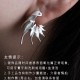 Silver Bird Ear Climber – Sculptural 925 Sterling Silver