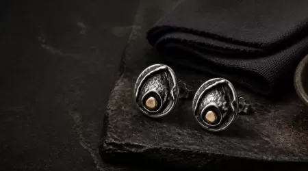 How to Clean Oxidized Silver Earrings Without Removing the Dark Finish