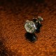 Cyberpunk Mechanical Stud Earrings – 925 Silver & Gemstones