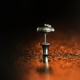 Cyberpunk Mechanical Stud Earrings – 925 Silver & Gemstones
