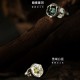 Cyberpunk Mechanical Stud Earrings – 925 Silver & Gemstones