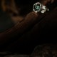 Cyberpunk Mechanical Stud Earrings – 925 Silver & Gemstones