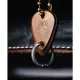 Rattlesnake Ear Cuff - 925 Sterling Silver & Black Zircon