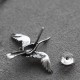 Crane Earrings 925 silver Crane stud earrings for women