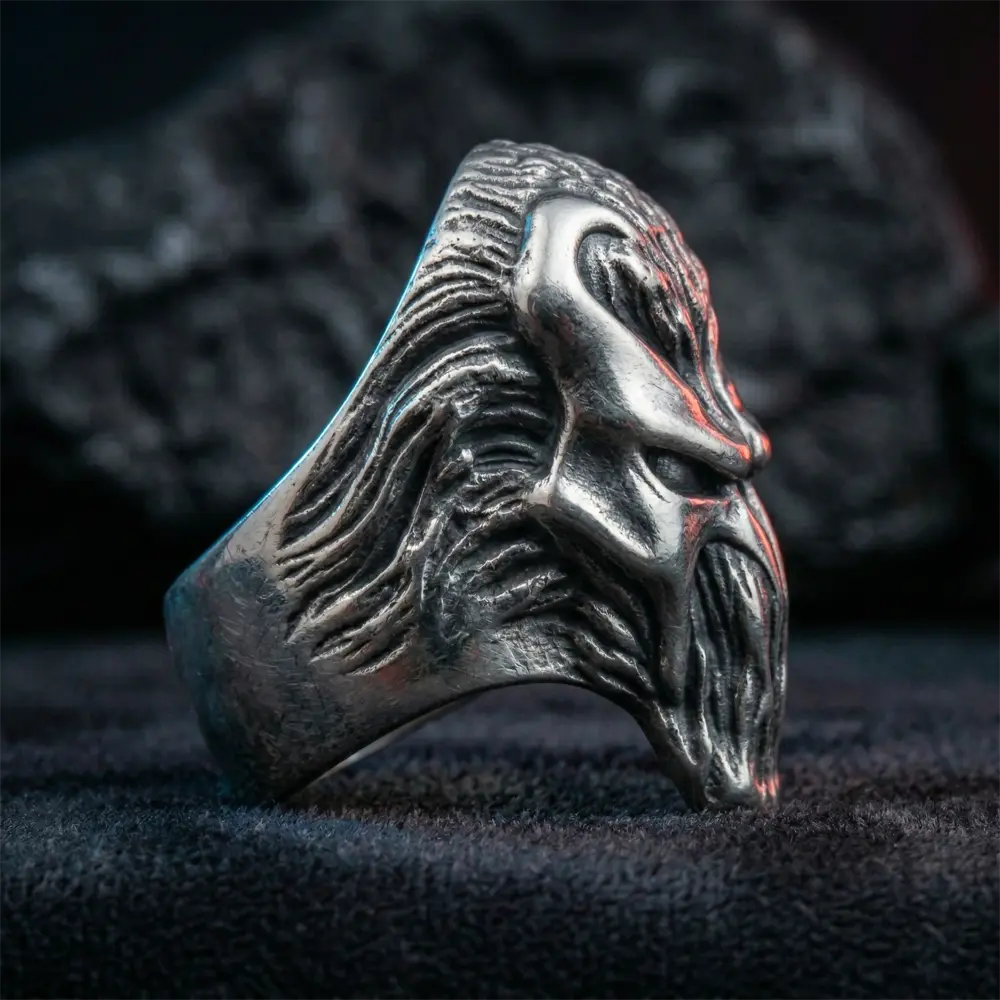 Spawn Ring in 925 Sterling Silver | MENSSKULL - 图片 4