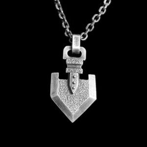 Arrow Silver Pendant - 925 Silver Pendant Necklace for Men