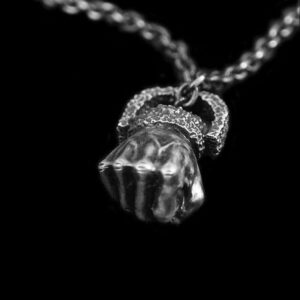 Fist of Strength - 925 Silver Pendant Necklace for Men