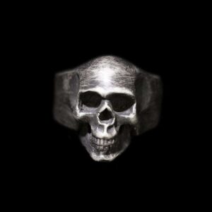 Mens Skull Ring - 925 Silver Skull Ring for Men