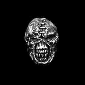 Zombie rings Silver Skull ring for men
