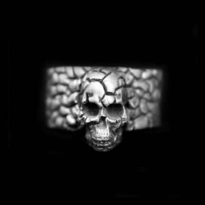 Skull Pinky Ring - 925 Silver Skull Ring for Men