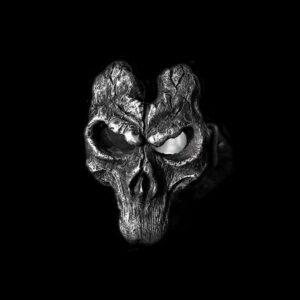 Mask of Ares Ring - 925 Sterling Silver Skull Ring