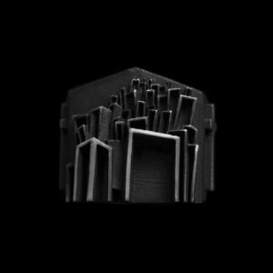 Void Land Virtual Space - 925 Silver Ring for Men