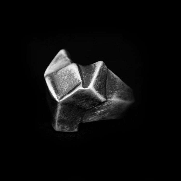 Silver Fox Ring in 925 Sterling Silver | MENSSKULL - 图片 2