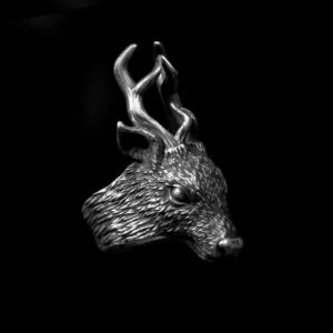 Reindeer Ring - 925 Silver Christmas Animal Ring