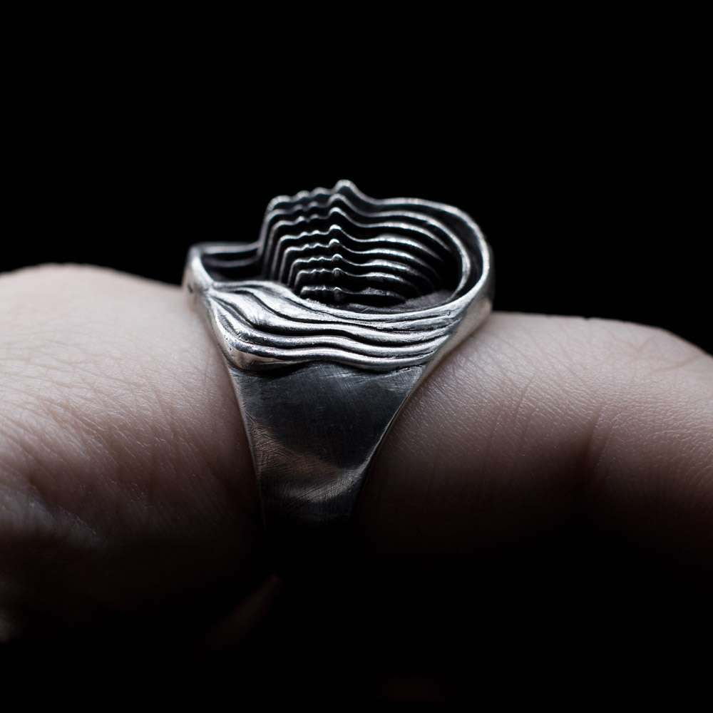 mood ring | The ring that can control mood 925 silver Control your emotions rings SSJ289 - 图片 5