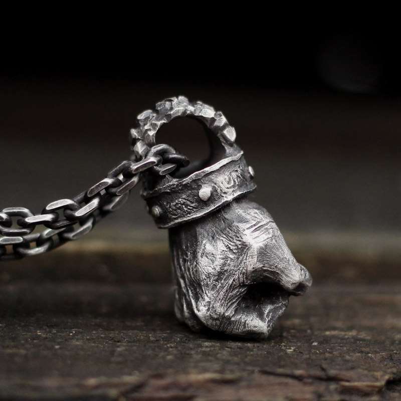 Strength Necklace 925 Silver Fist of Strength Pendant - 图片 4