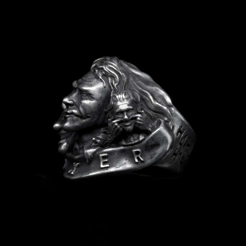 Clown ring 925 silver JOKER rings - 图片 3