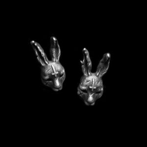 Cartoon Skull Earrings - 925 Silver Earrings for Men
