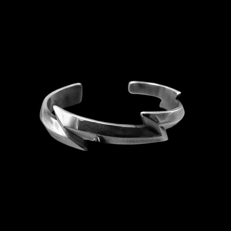 Lightning Bracelet 950 Sterling Silver symbol of strength Bracelets - 图片 2