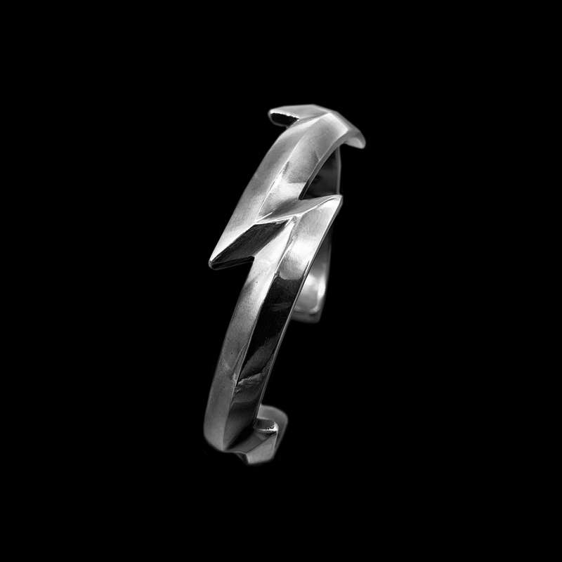 Lightning Bracelet 950 Sterling Silver symbol of strength Bracelets - 图片 3