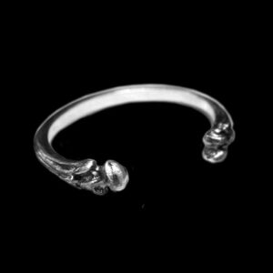 Large Bone Bar Bracelet - 990 Sterling Silver Bracelet