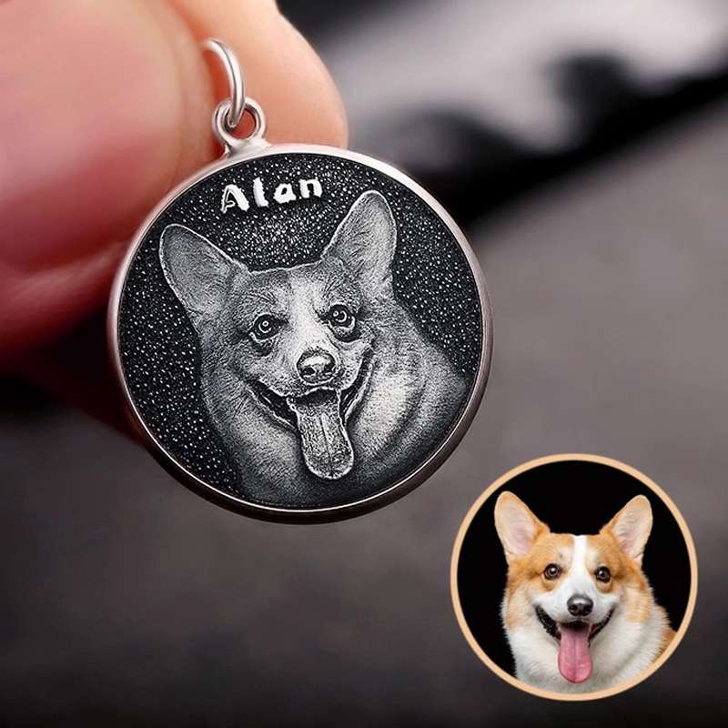 Personalized 925 Silver Photo Coins – Custom Engraved Keepsakes for Loved Ones & Pets - 图片 6