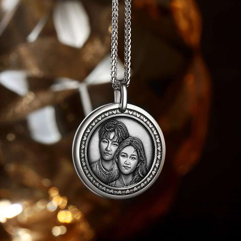 Personalized 925 Silver Photo Coins – Custom Engraved Keepsakes for Loved Ones & Pets - 图片 11