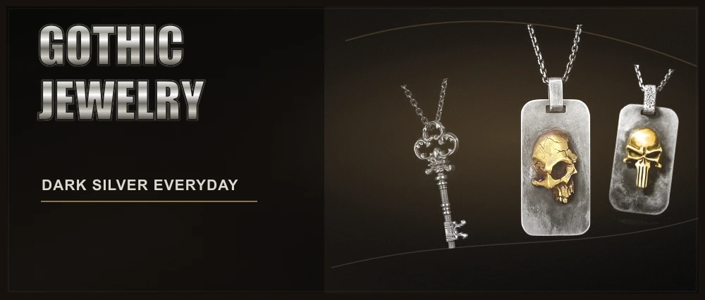 Gothic Jewelry for Men: Why Dark Silver Pendants Are Becoming Everyday Style