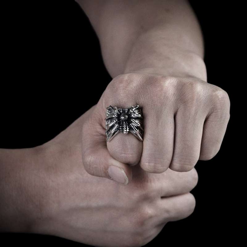 Spiderman Inspired Ring – Bold Spider Hero Statement Ring for Men - 图片 6