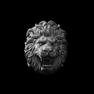 Solid Silver Lion Ring - Bold 925 Sterling Silver | MENSSKULL