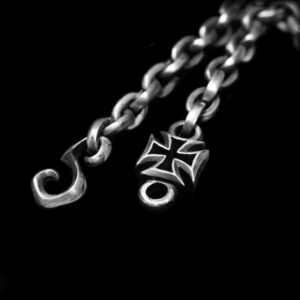 Silver Cross Necklace in 925 Sterling Silver | MENSSKULL