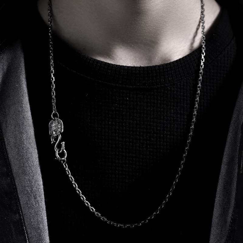 Black myth wukong jewelry necklace handmade from silver - 图片 5